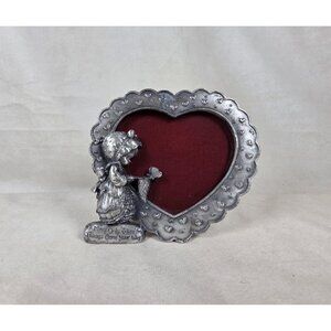 VTG Rare 1991 Precious Moment Heart Photo Frame